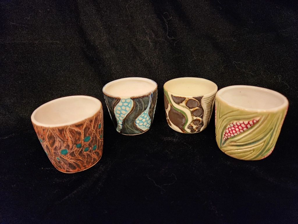 Small one-ounce shot cups or espresso cups